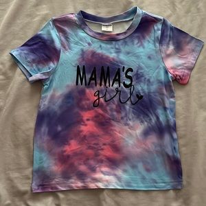 Mama’s Girl Tie-Dye Tee Size 4Y